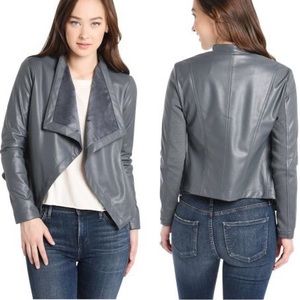 🌟NWT BBDAKOTA Gray Gracelyn Faux Leather Jacket